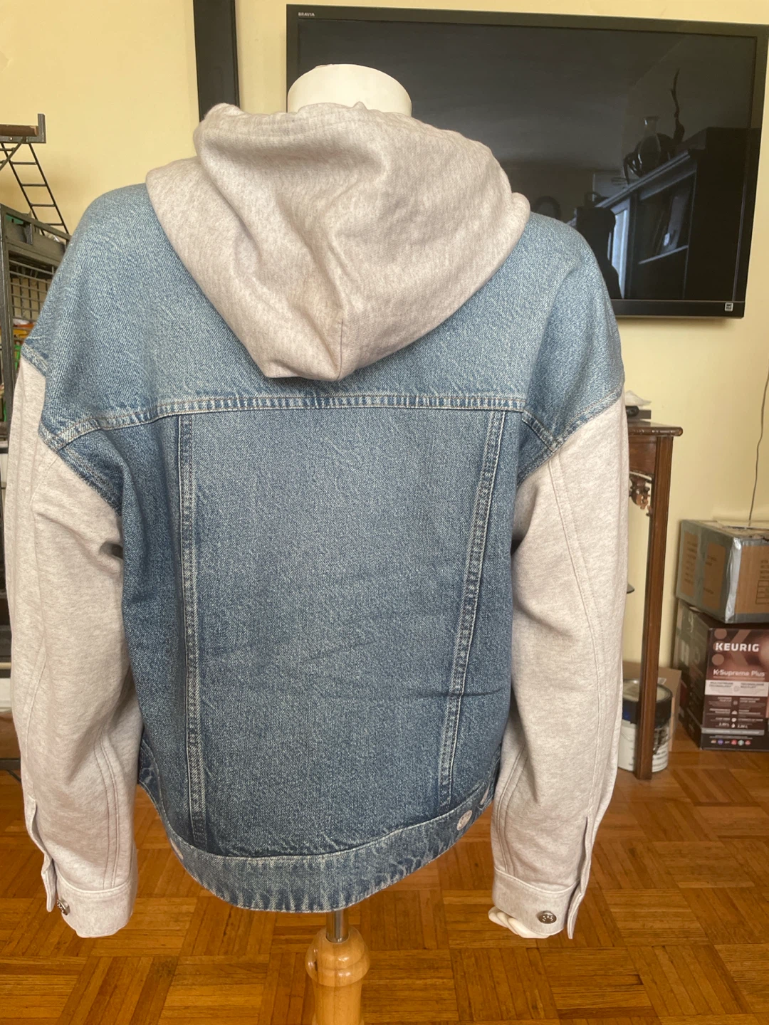 Rag & Bone Sport Combo Hooded Trucker Denim Jacket - photo 4