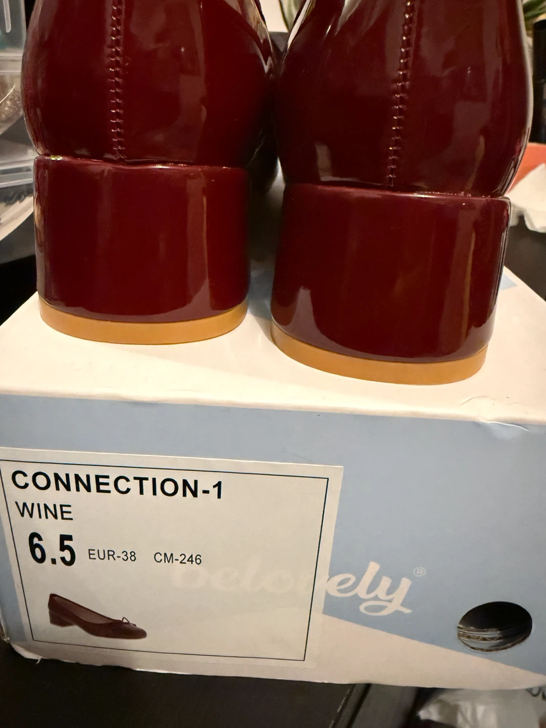 Belovely Wine Red Ballet  Women's Size 6.5 - photo 2