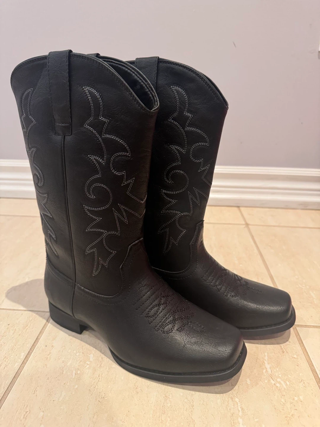 Black Western Cowboy Boots