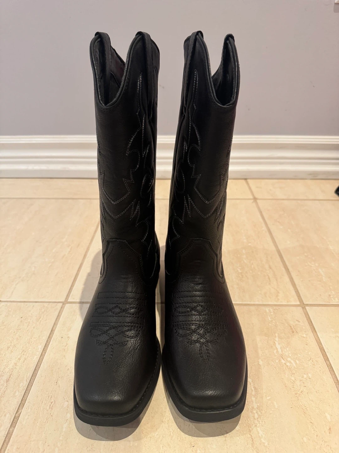 Black Western Cowboy Boots - photo 2