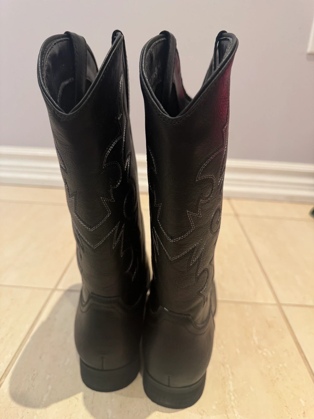 Black Western Cowboy Boots - photo 5