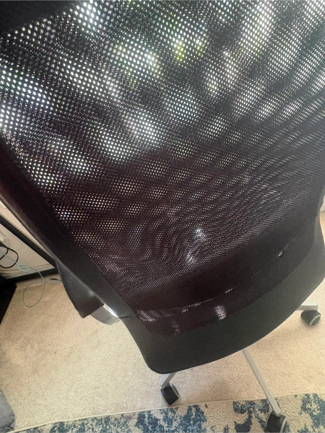 Black Mesh Office Chair - photo 2