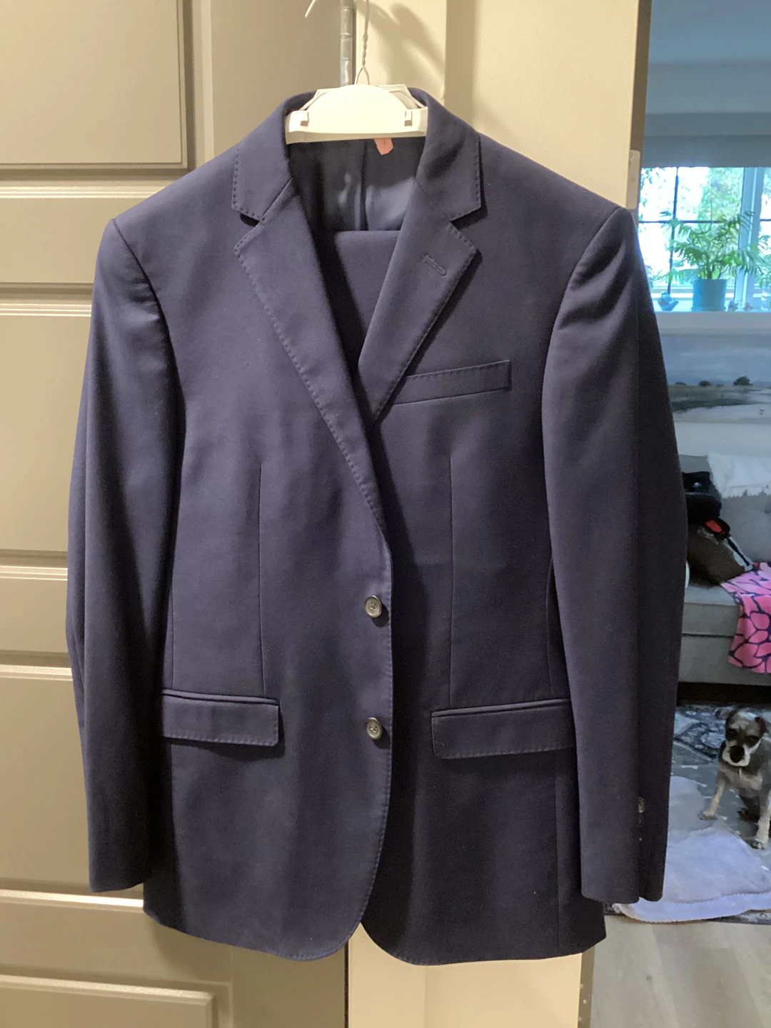 EUC - Classic navy blue young man’s suit - photo 2