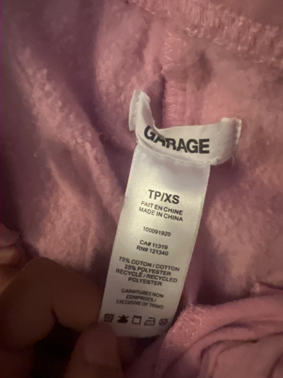 pantalon rose garage - photo 3