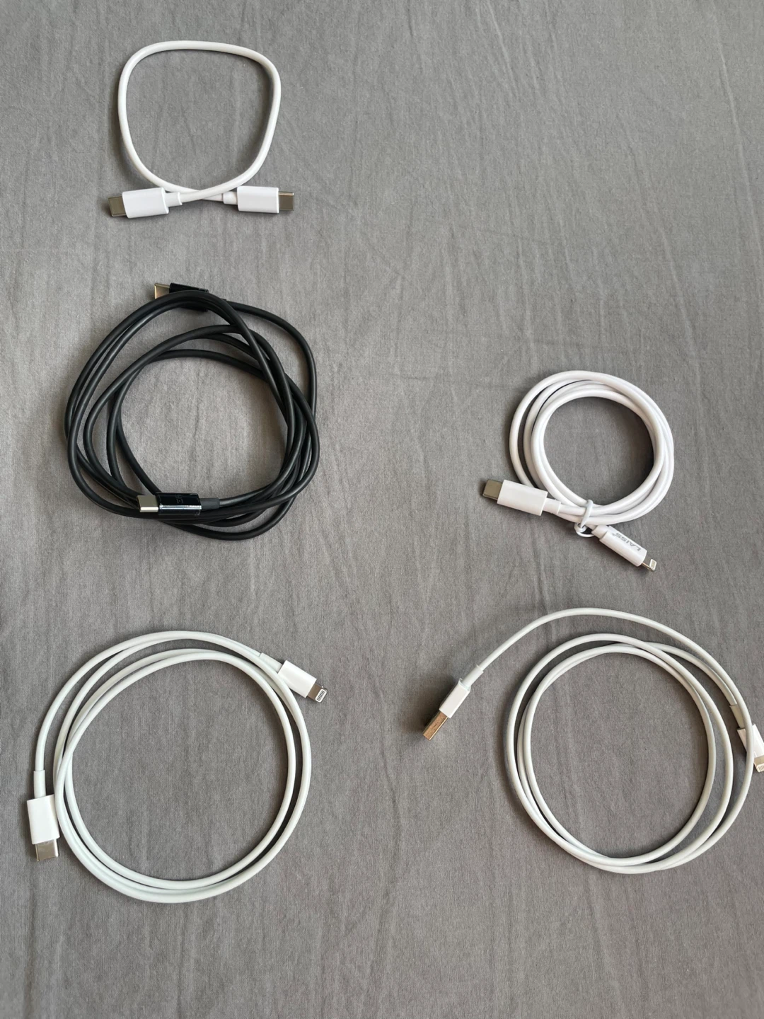 Assorted USB Charging Cables and Power Adapters - photo 3