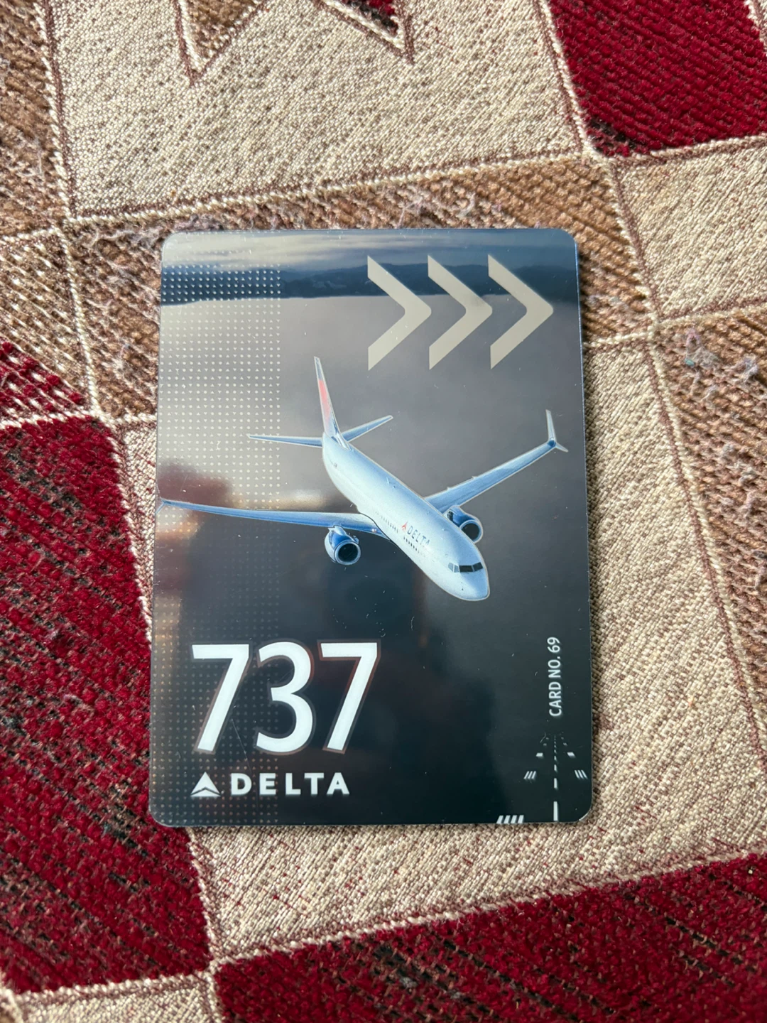 Delta Boeing 737-800 Information Card
