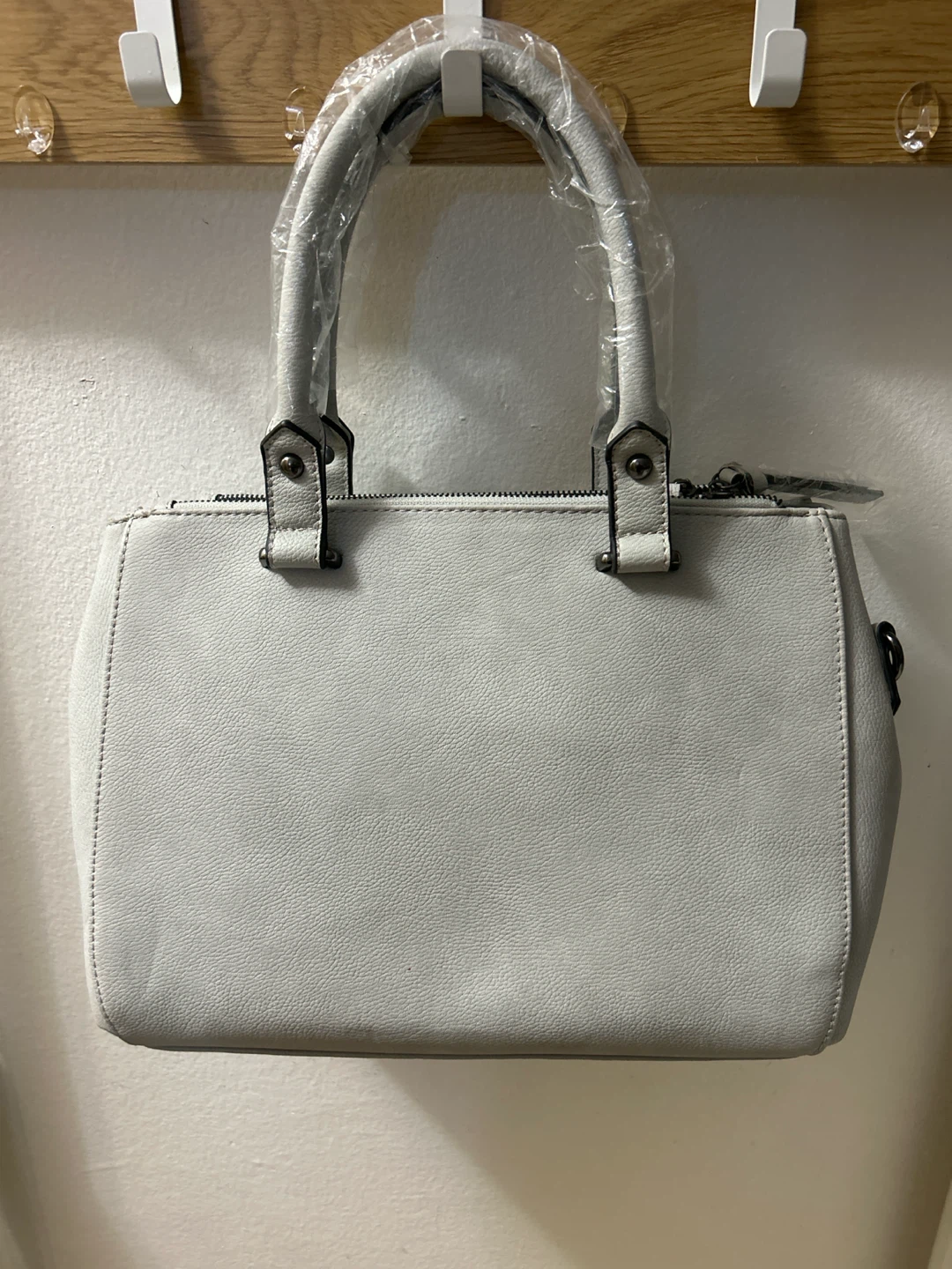 Torrid Studded Satchel Bag - Light Gray - photo 3