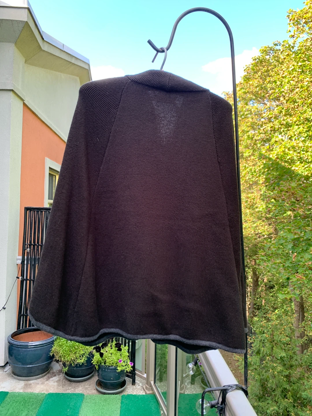 Calvin Klein Knit Cape Black - photo 4