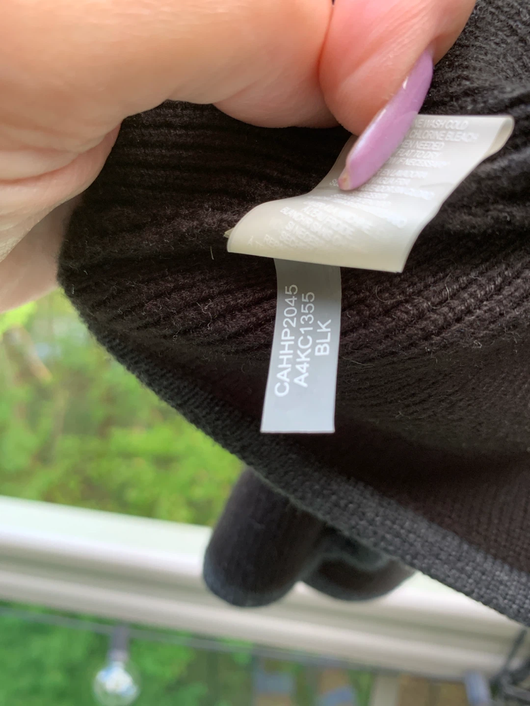 Calvin Klein Knit Cape Black - photo 5