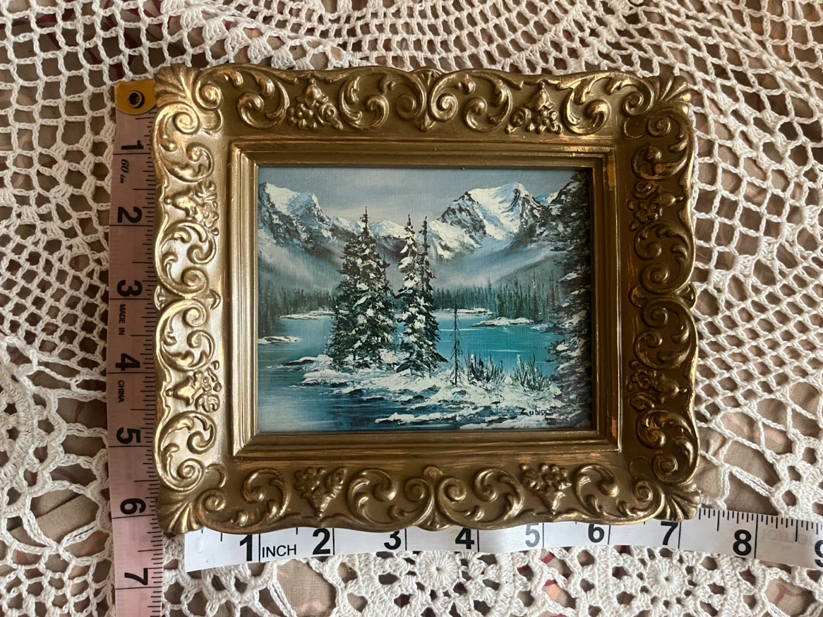 Art- Zubiss Vintage Mountain Miniature Landscape - photo 2
