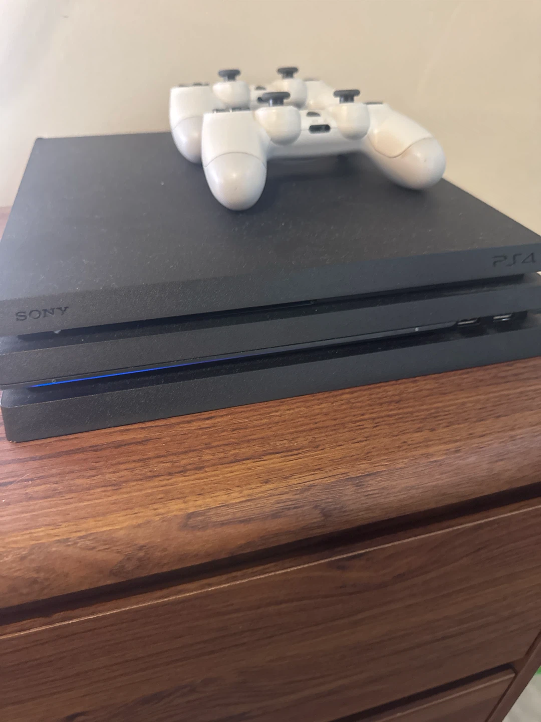 Sony PlayStation 4 Pro Console with Two Controllers - photo 5