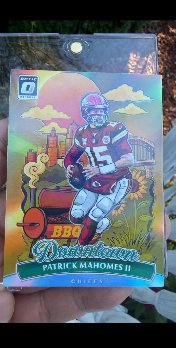 2025 Panini Donruss Optic Downtown Patrick Mahomes II Card