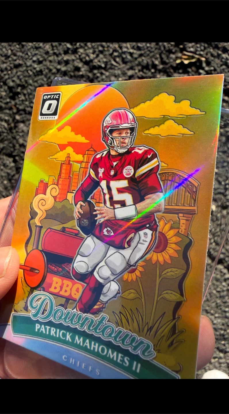2025 Panini Donruss Optic Downtown Patrick Mahomes II Card - photo 2