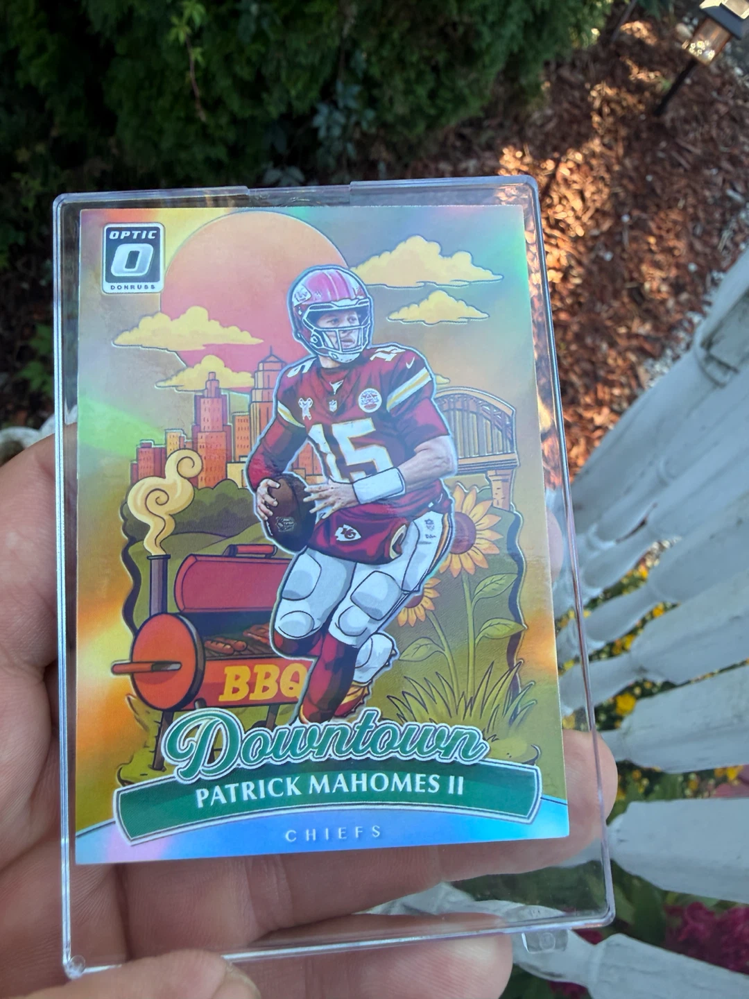 2025 Panini Donruss Optic Downtown Patrick Mahomes II Card - photo 4