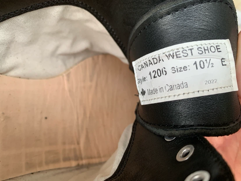 Canada West Shoe Style 1206 Boots - Size 10.5E