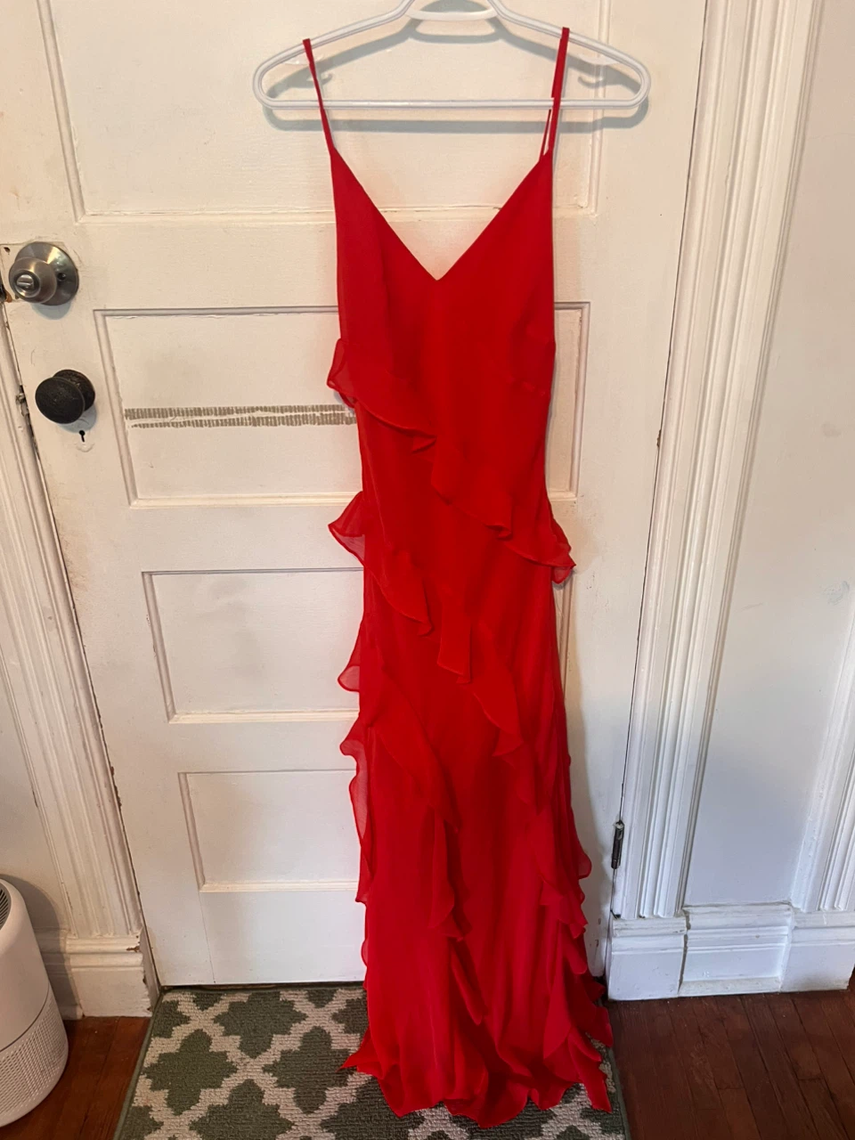 Ever New Maxi Ruffled Dress (Poppy, US 8/M, Worn Once) - photo 3