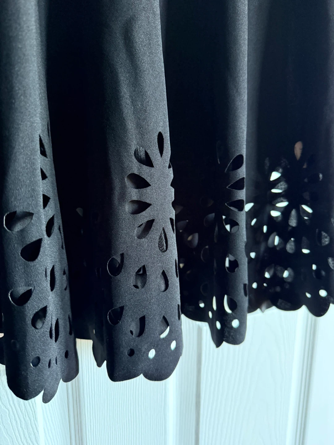 Black Dress with Cutout Hem - photo 2