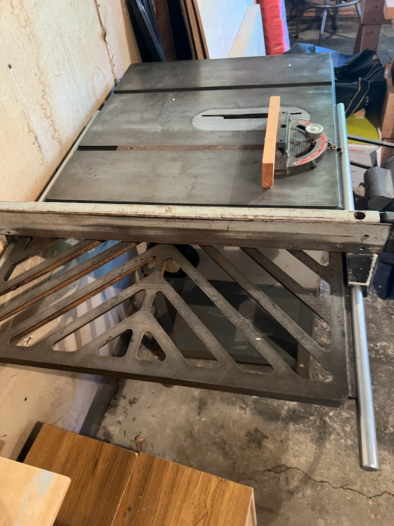 Vintage Table Saw with Motor