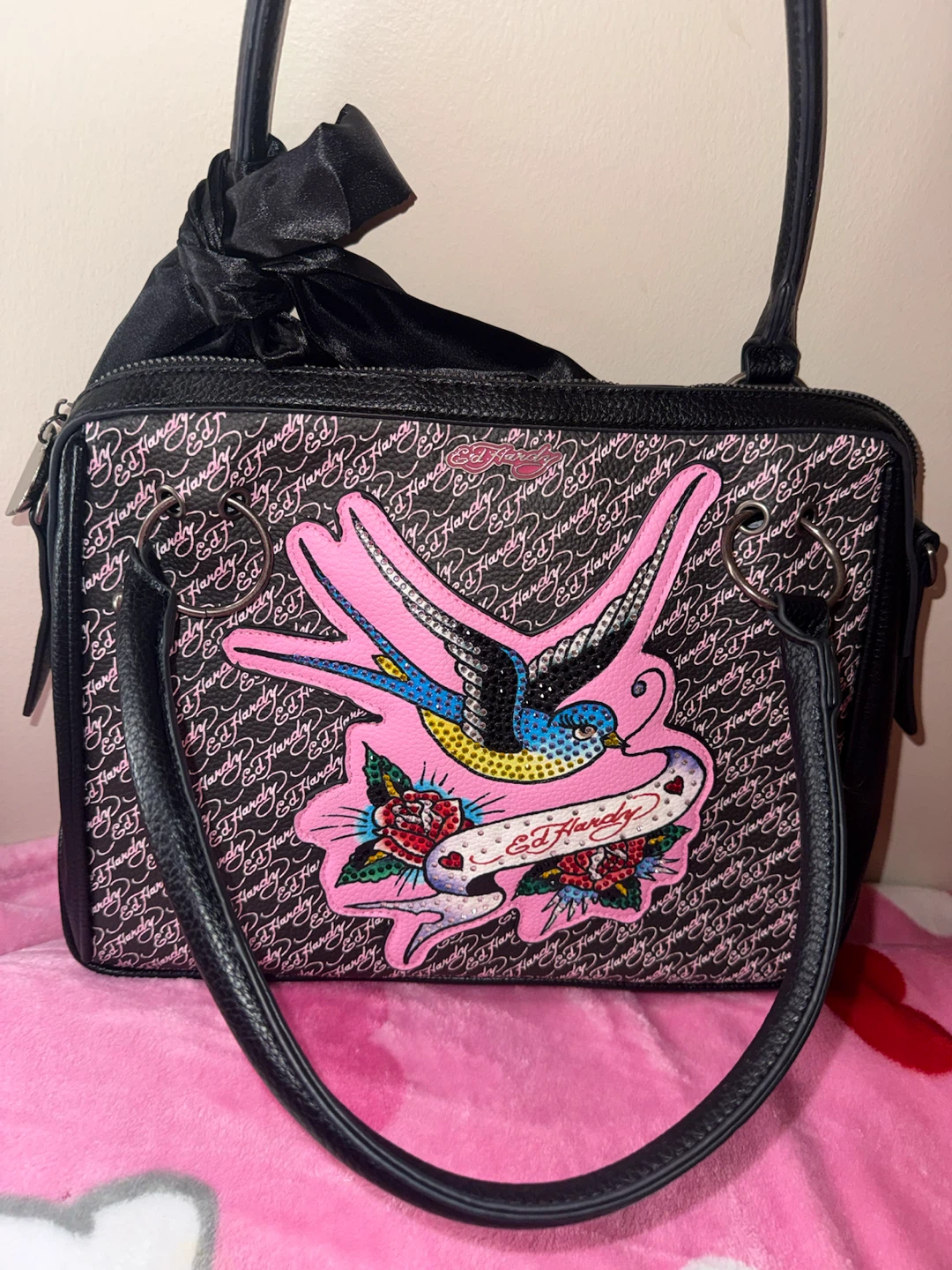 NEW ED HARDY TOTE PURSR - photo 2