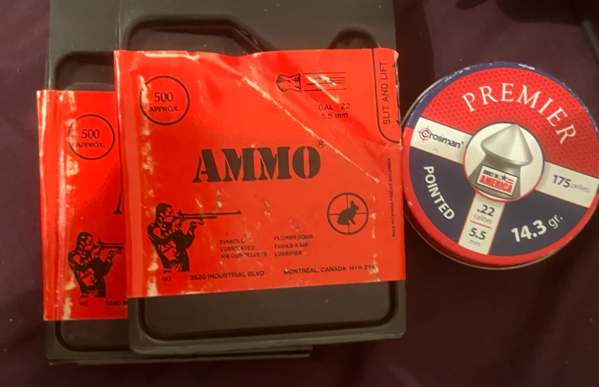Grizzly air rifle  495 FPS or under  predator 22 cal plus ammo - photo 5