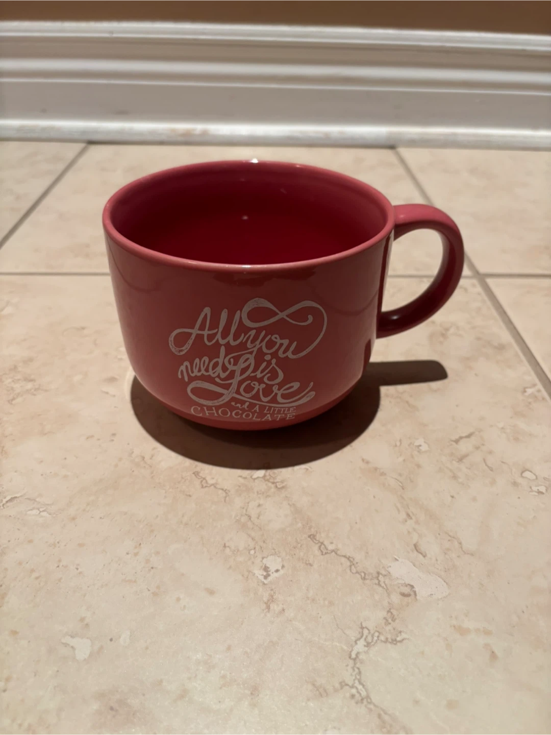 All You Need Is Love and Chocolate Mug