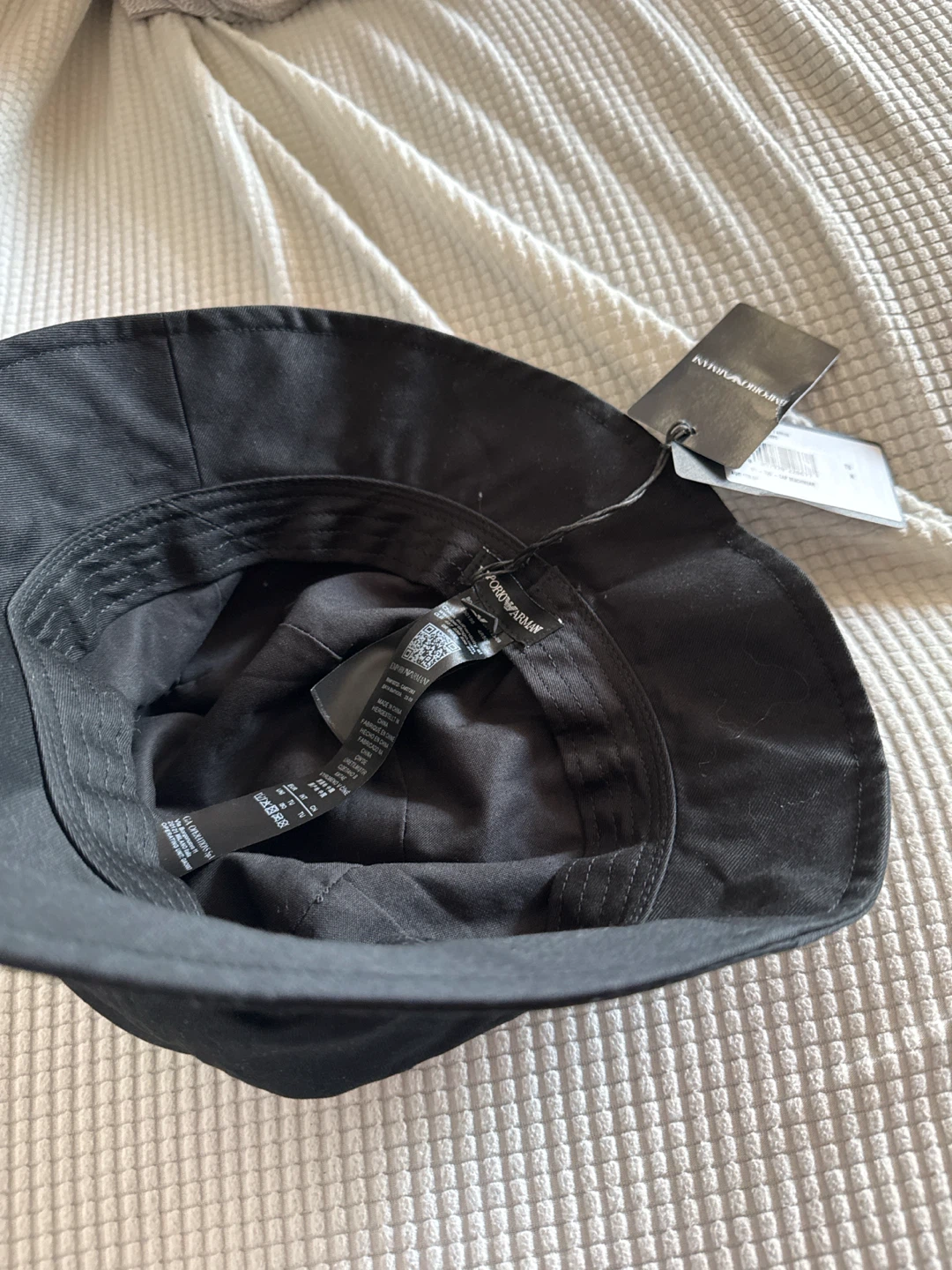 Emporio Armani Black Bucket Hat - photo 2