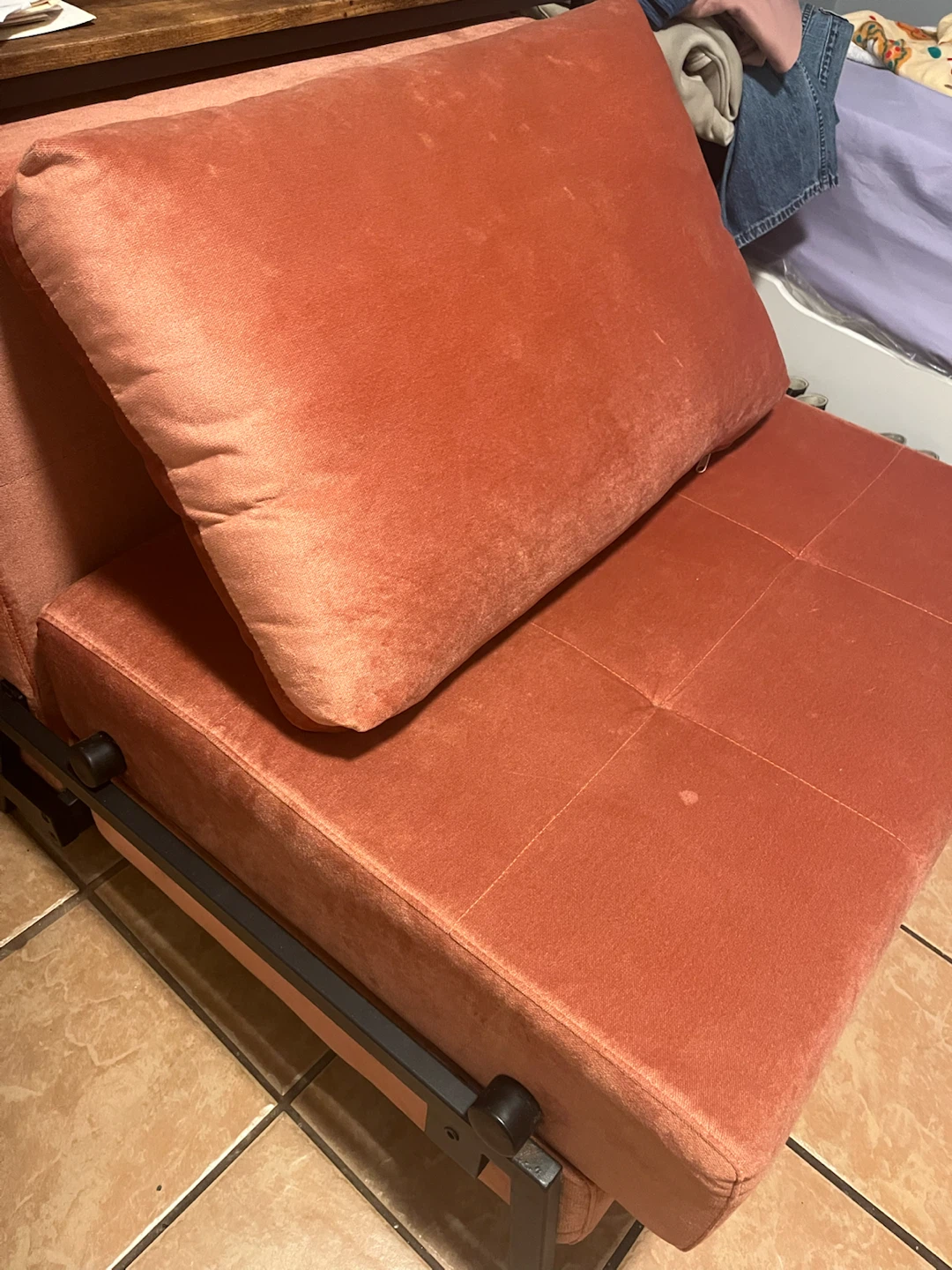 Pinkish Sofa Bed - photo 3
