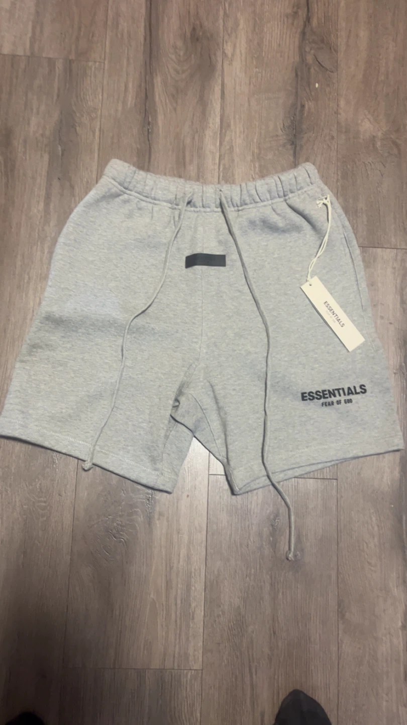 Essentials Fear of God Grey Sweat Shorts