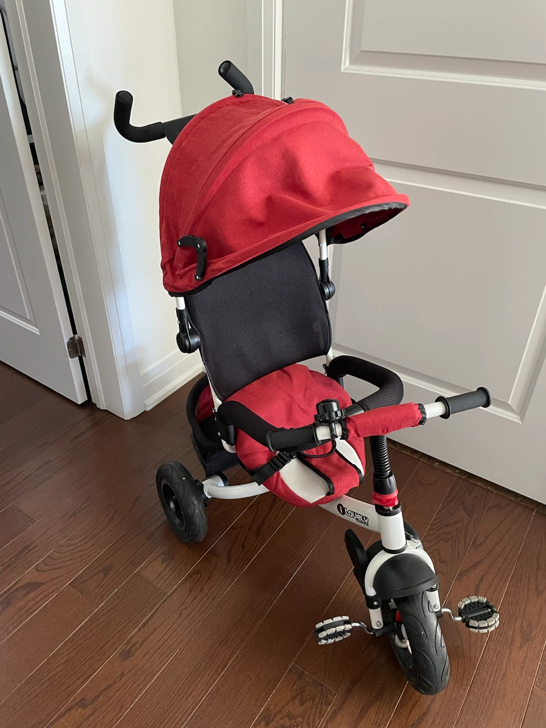 Lovely Baby Tricycle Stroller in Red