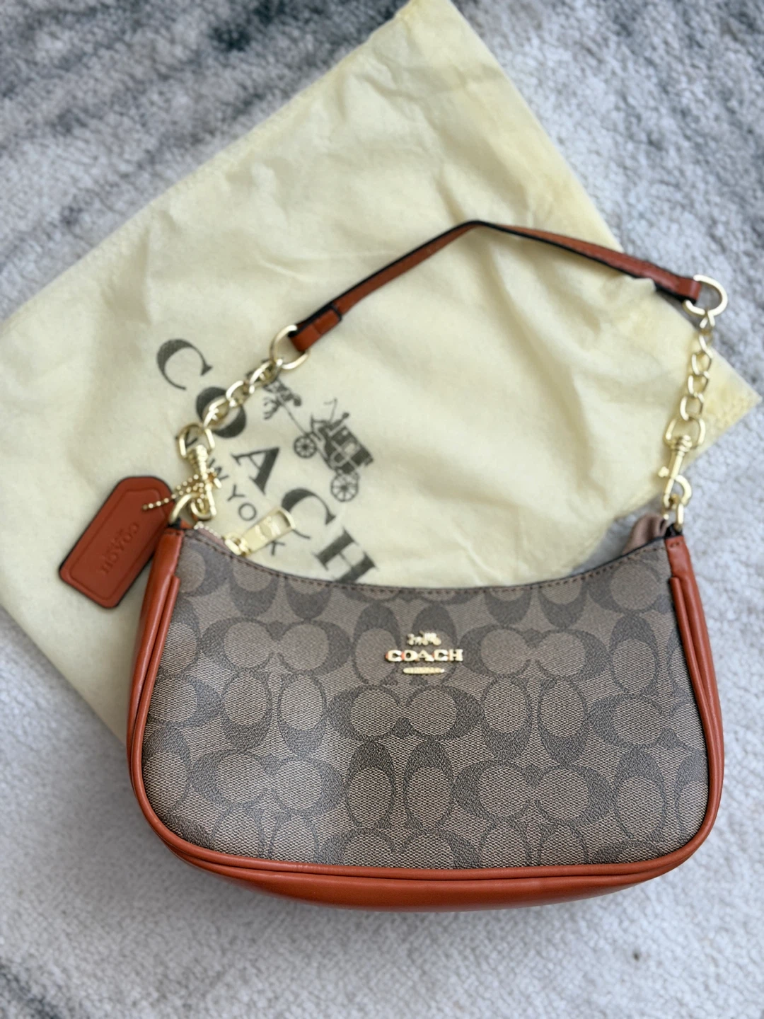 Coach Monogram Shoulder Bag