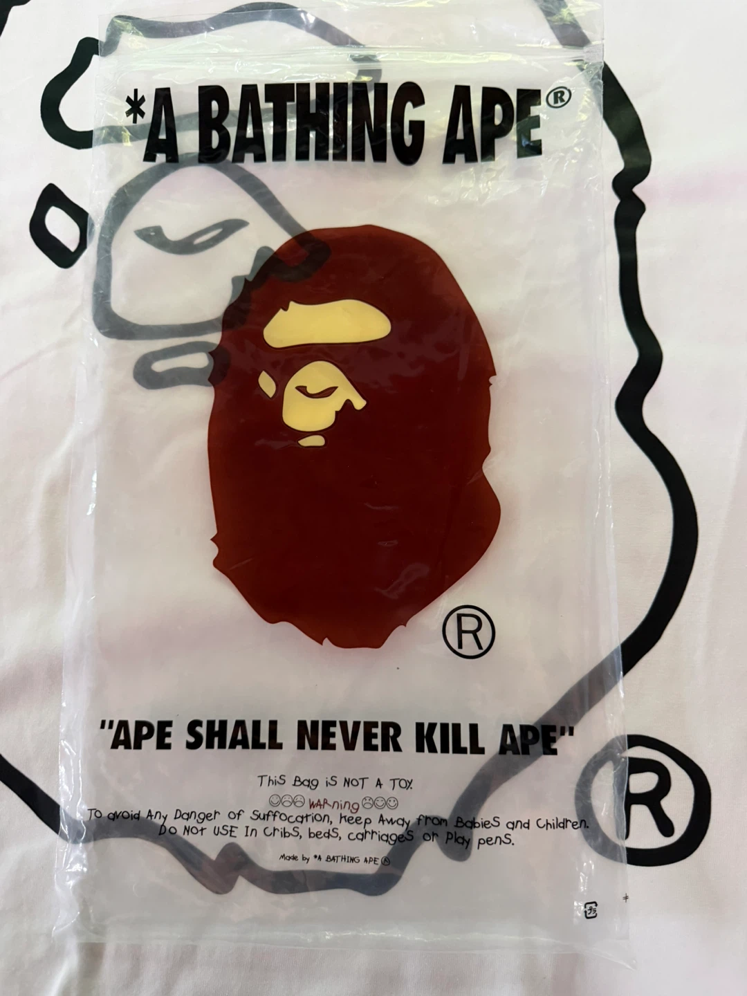 A Bathing Ape White Ape Head T-Shirt - photo 2