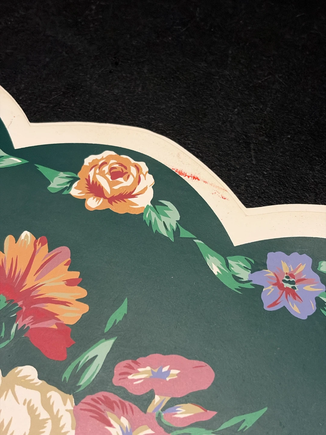 Vintage Vinyl Placemats - Set of 2 - Floral Design - photo 5