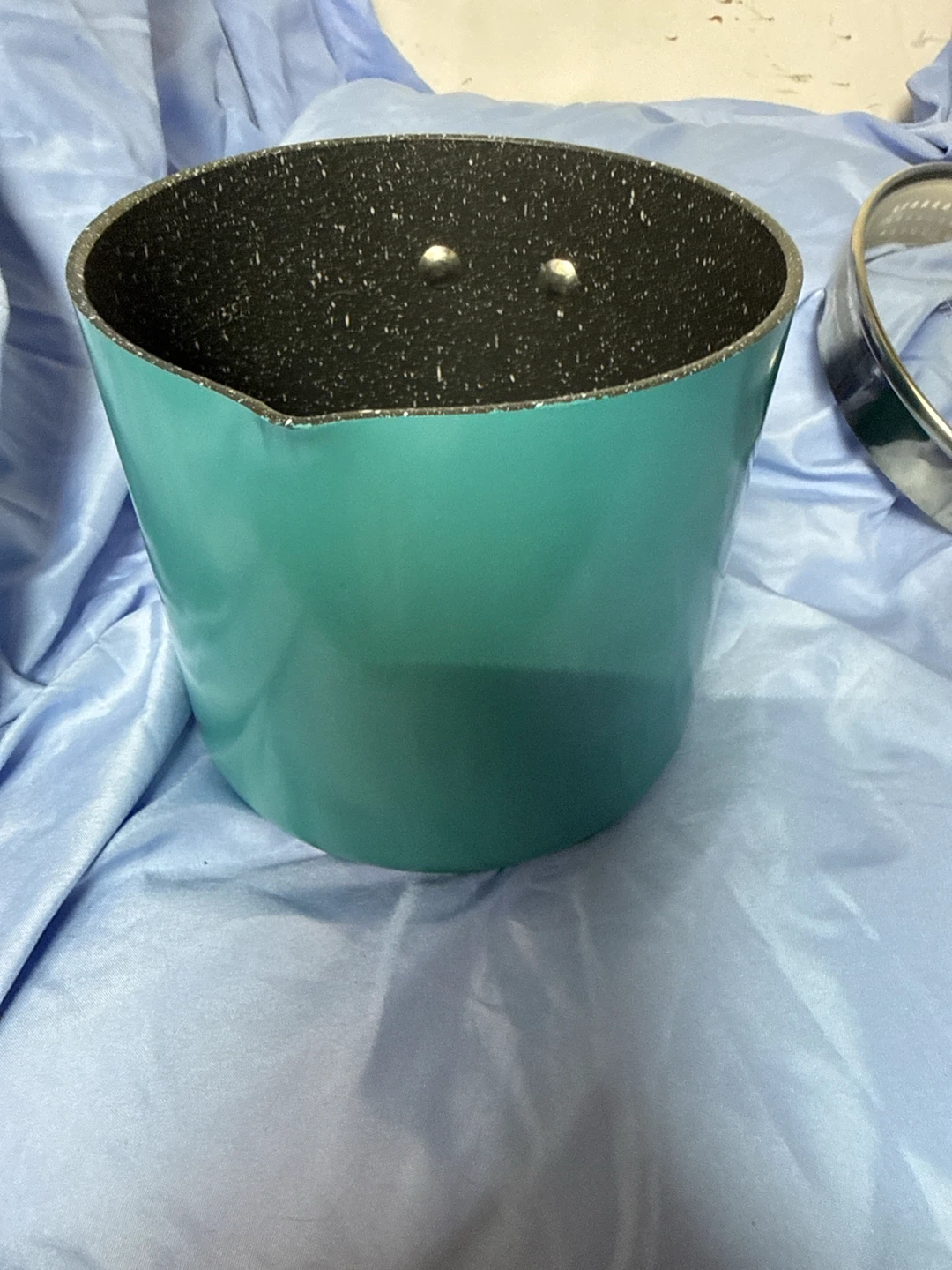 Curtis Stone teal pouring pot 15qt - photo 4