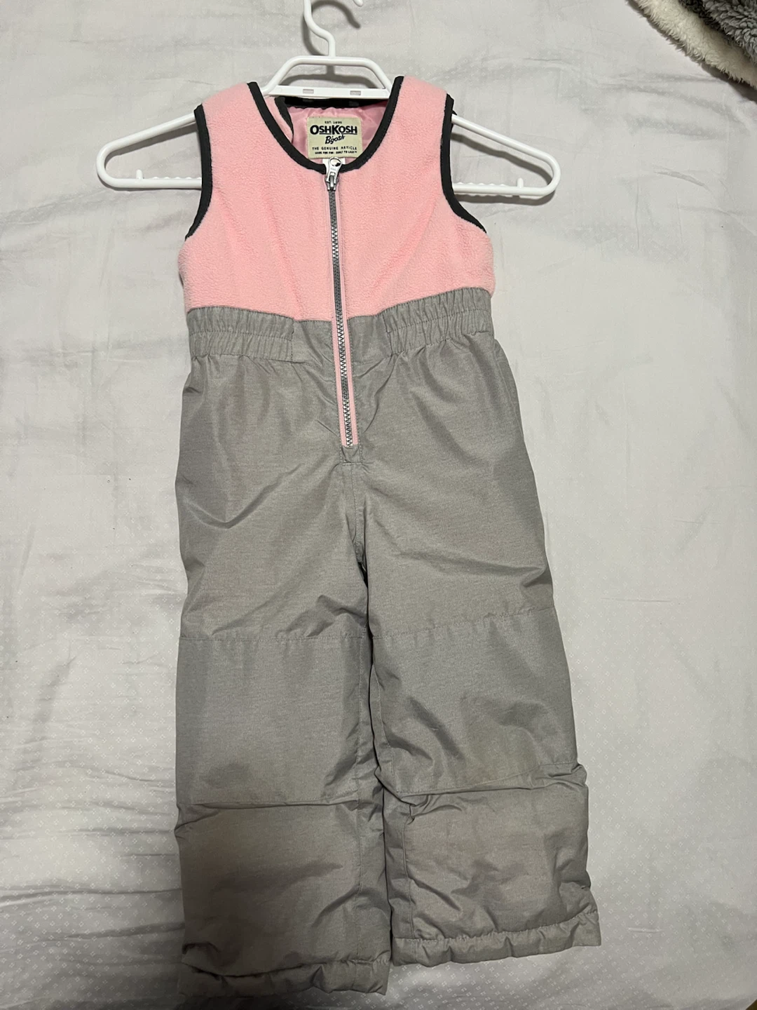 OshKosh B'gosh Pink and Gray Winter Snowsuit - photo 4