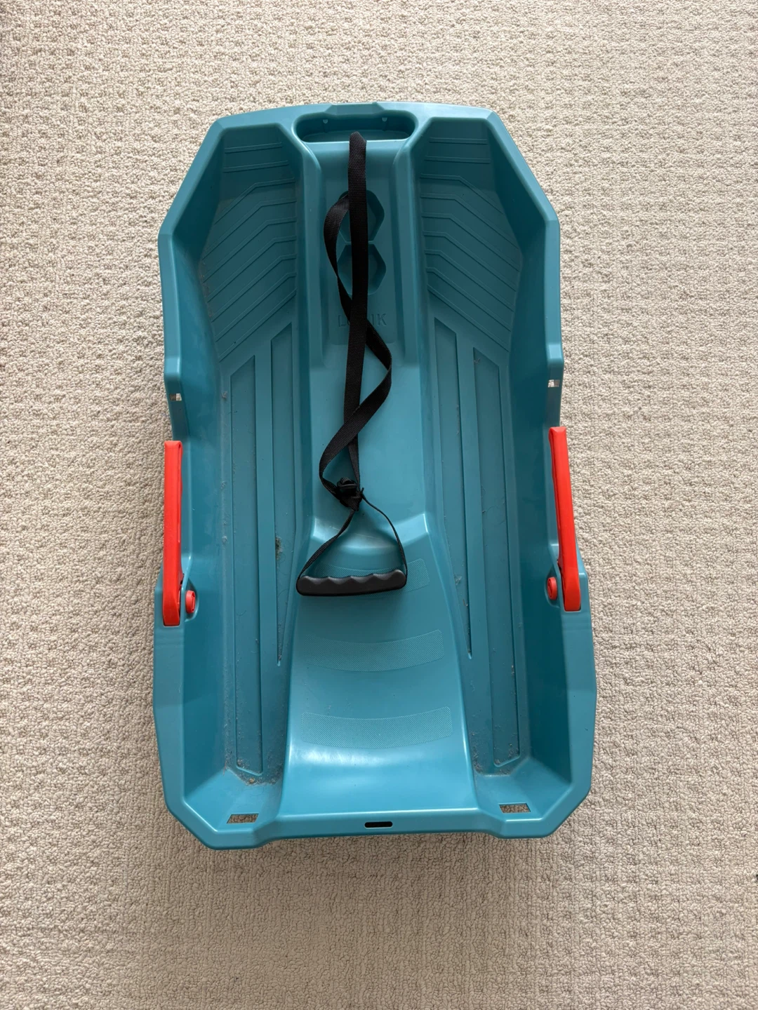 Teal Toboggan Sled