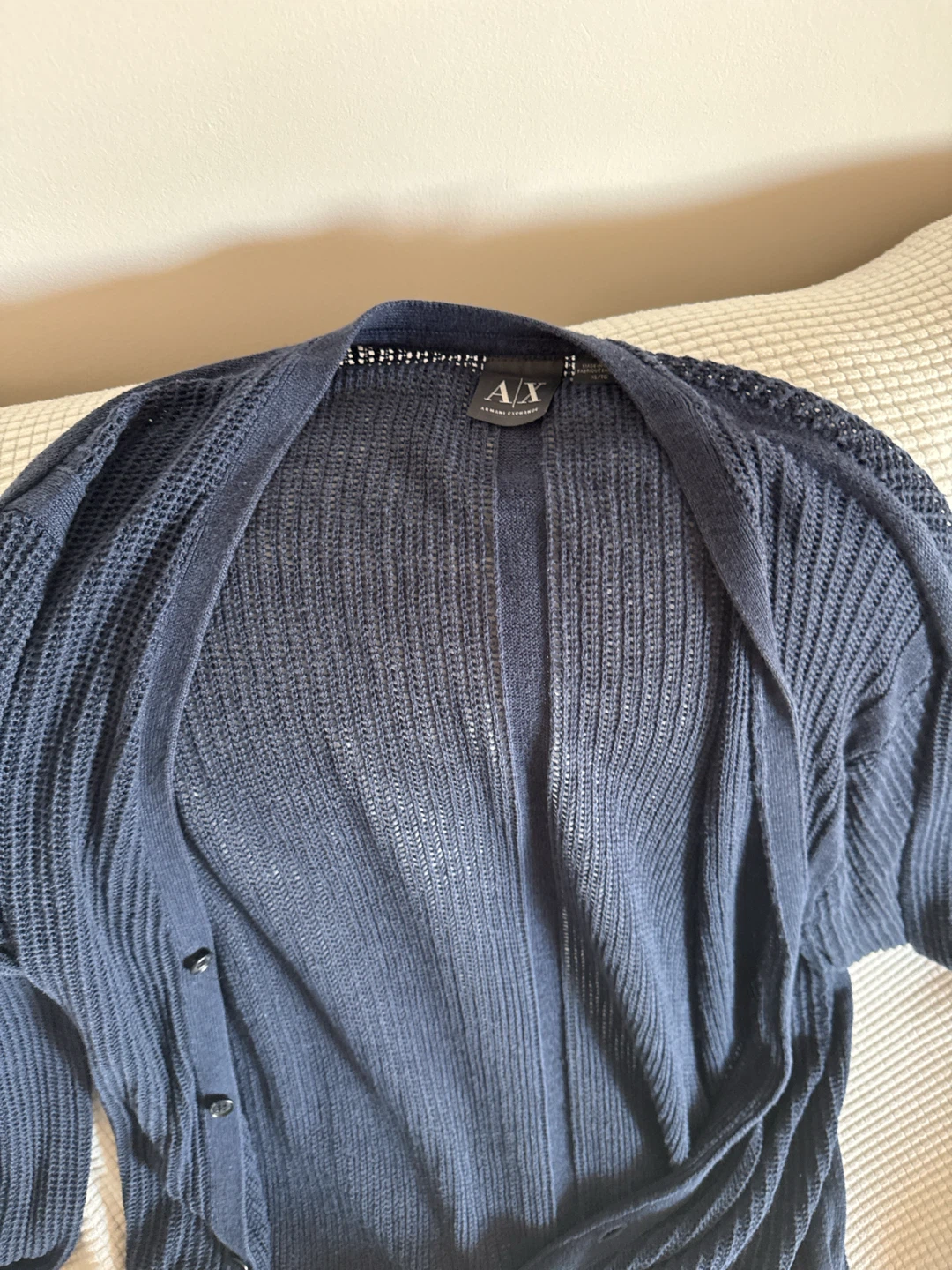 Armani Exchange Navy Cardigan - photo 3
