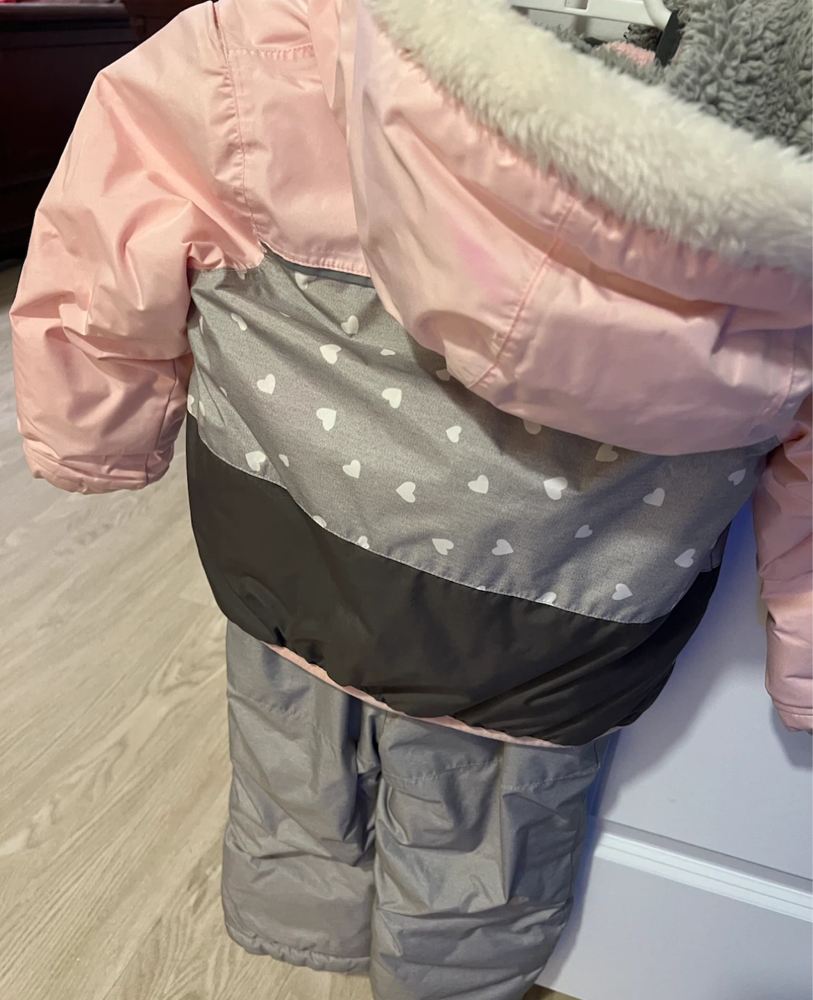 OshKosh B'gosh Pink and Gray Winter Snowsuit - photo 3