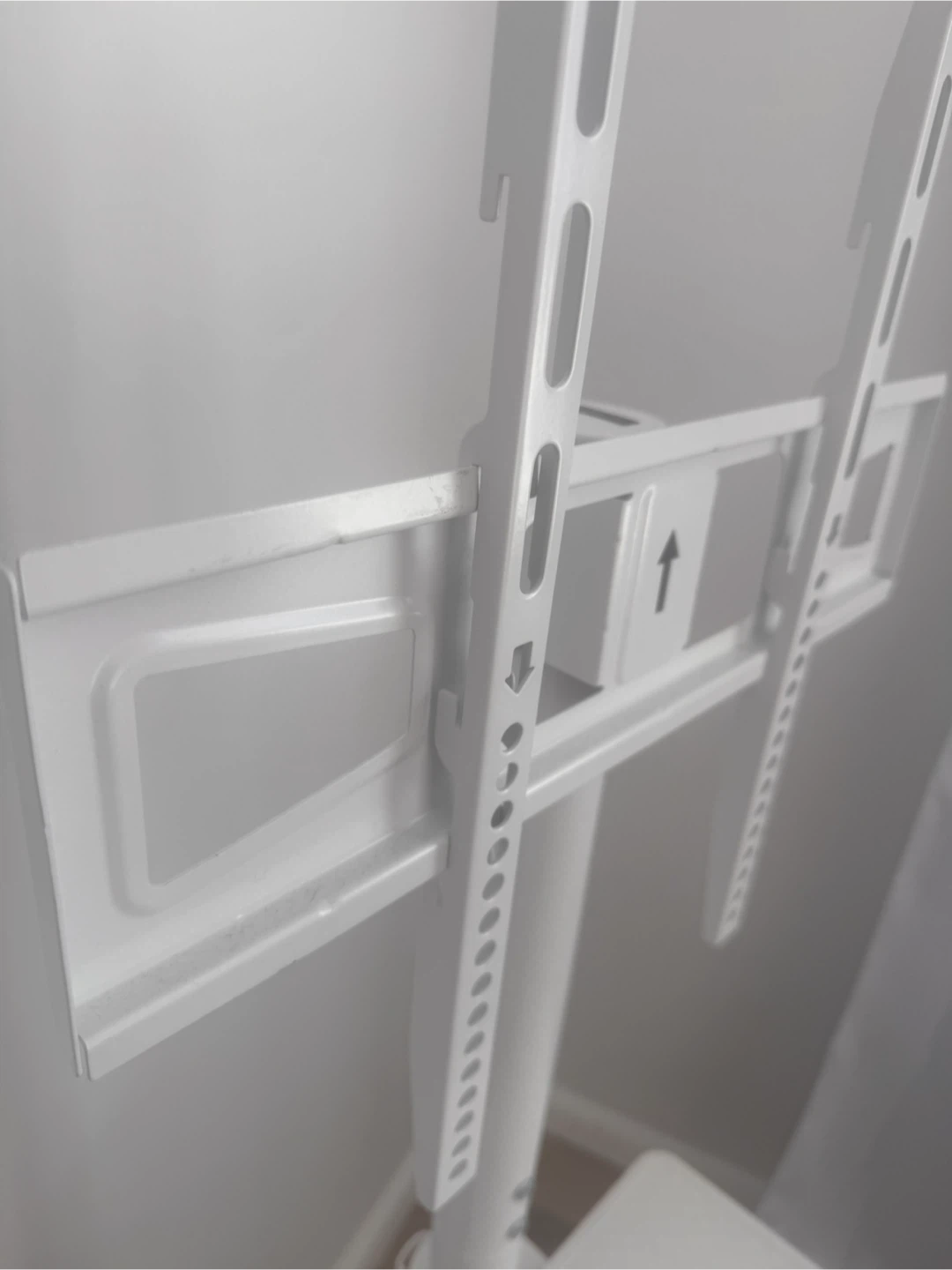 White Mobile TV Stand - photo 2