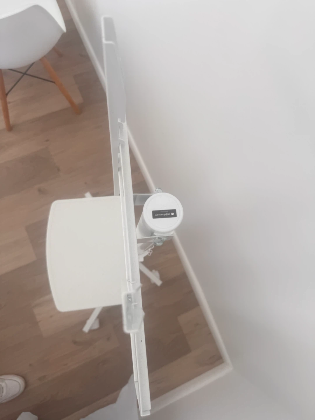 White Mobile TV Stand - photo 3