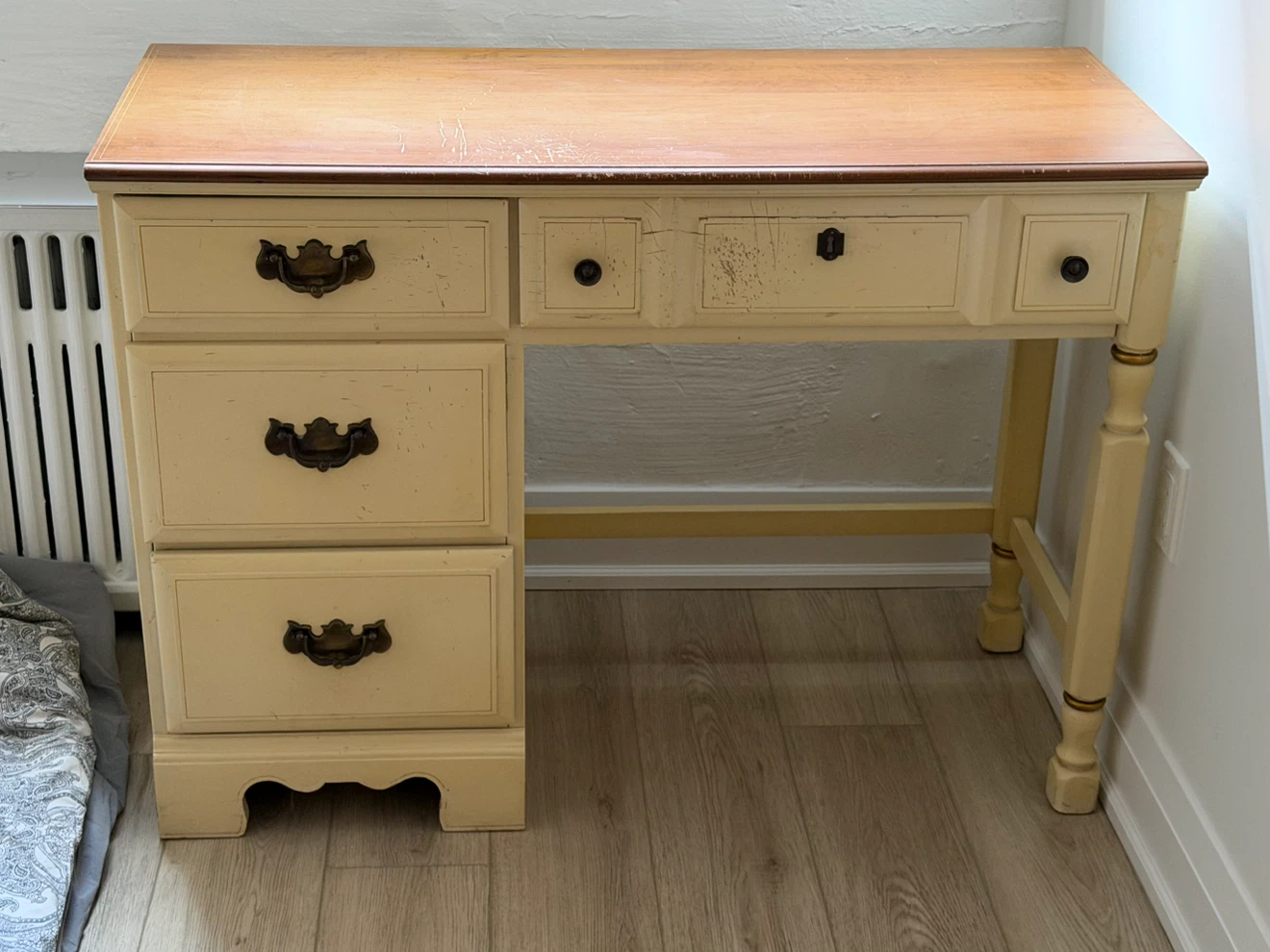 Vintage Writing Desk with Drawers - photo 2