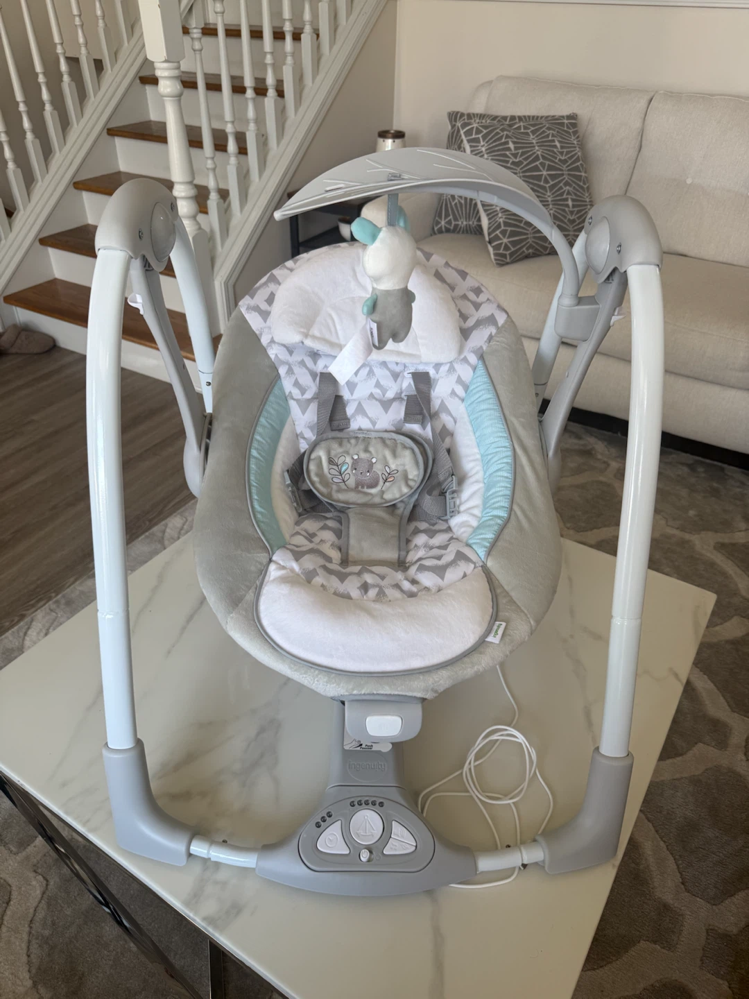 Ingenuity ConvertMe Swing-2-Seat Portable Swing - photo 2