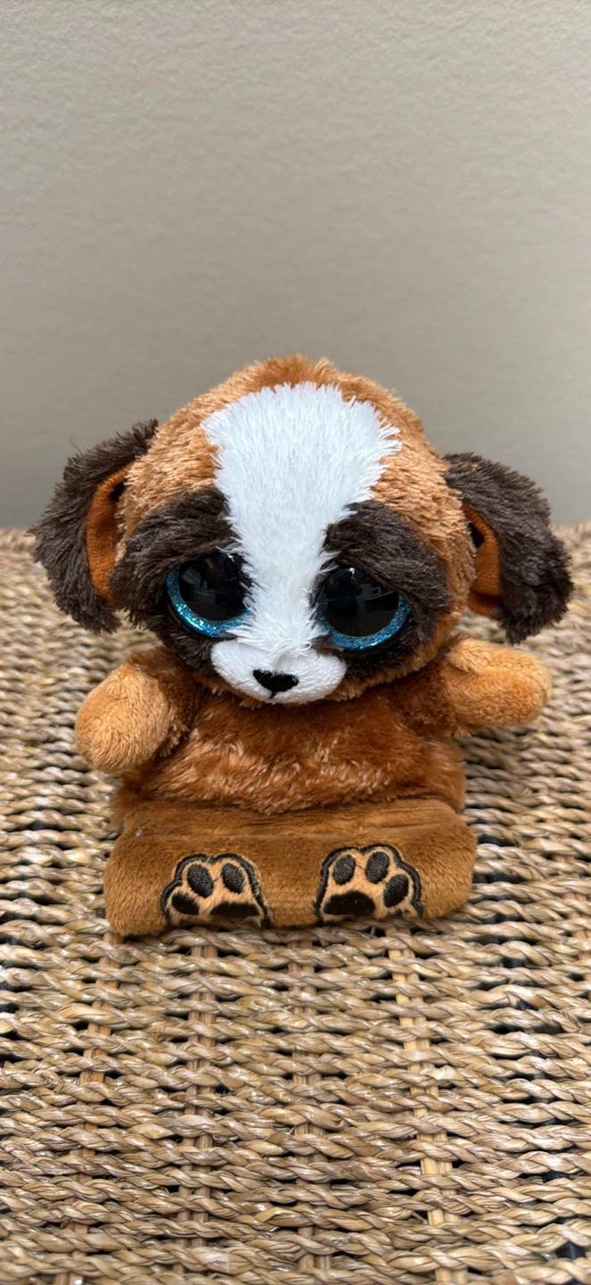 Ty Peek-A-Boos Plush St. Bernard Dog Cell Phone Holder