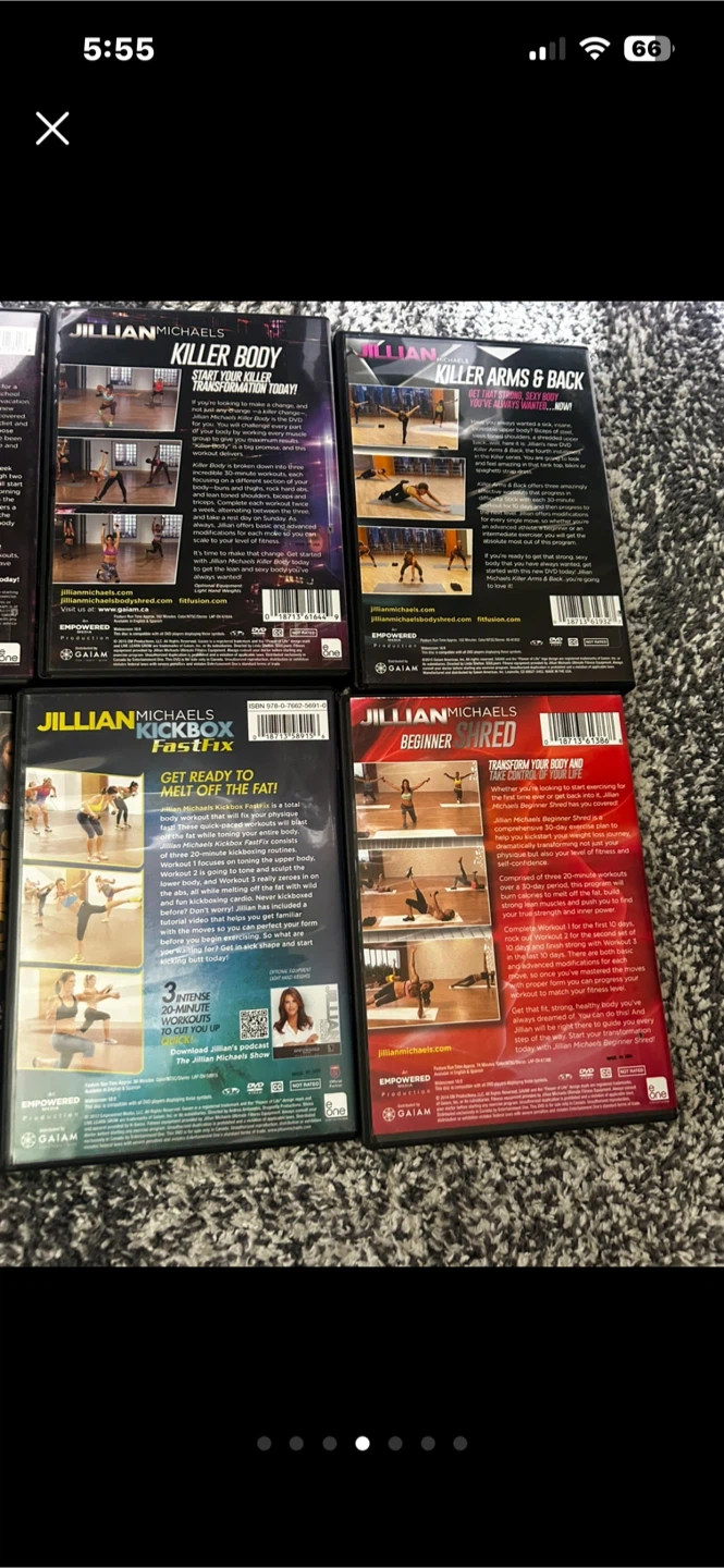 Jillian Michaels Fitness DVDs Bundle - photo 5
