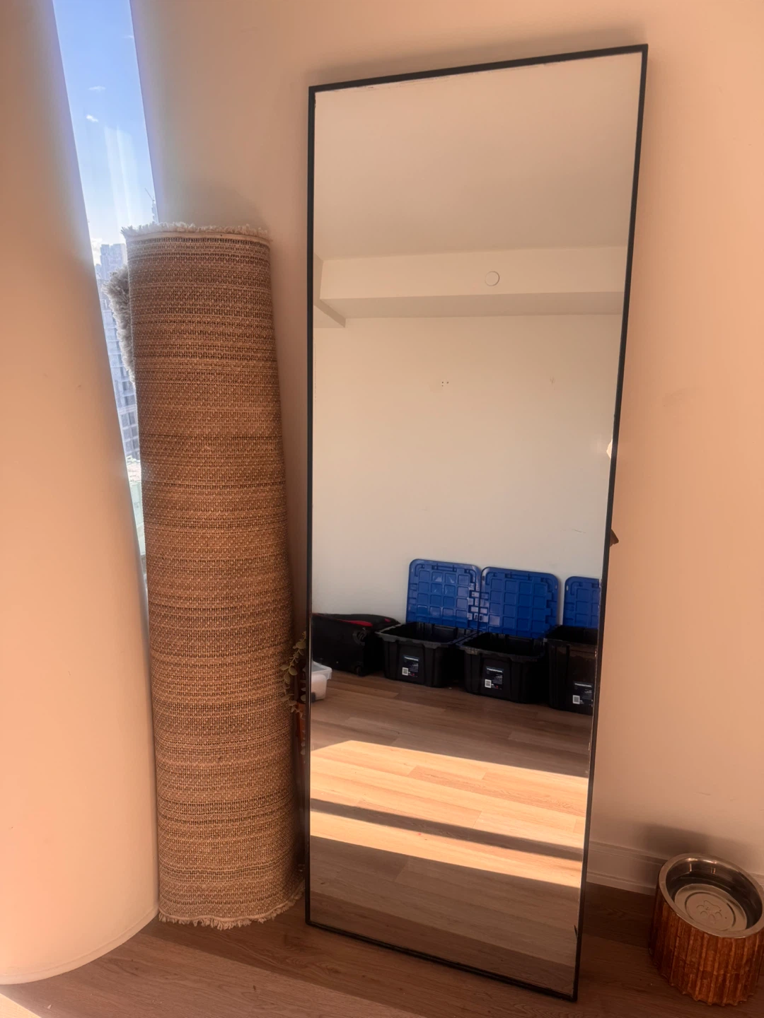 Full Length Mirror with Black Frame - photo 2