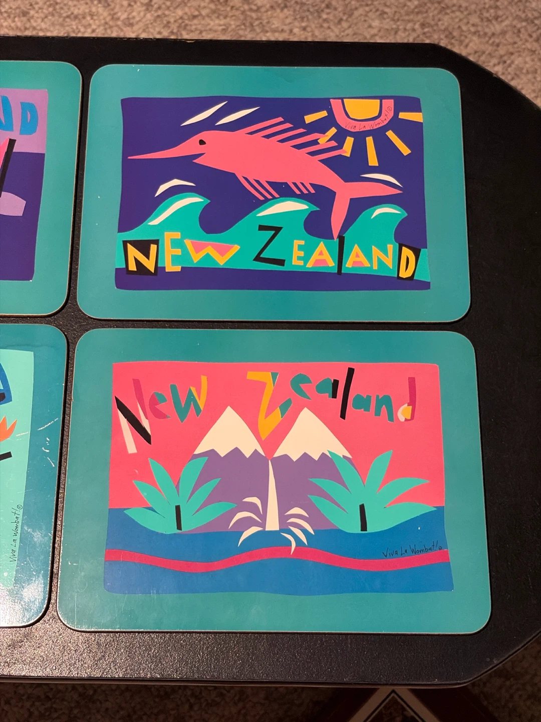 Vintage New Zealand Coasters - Set of 6 - photo 2