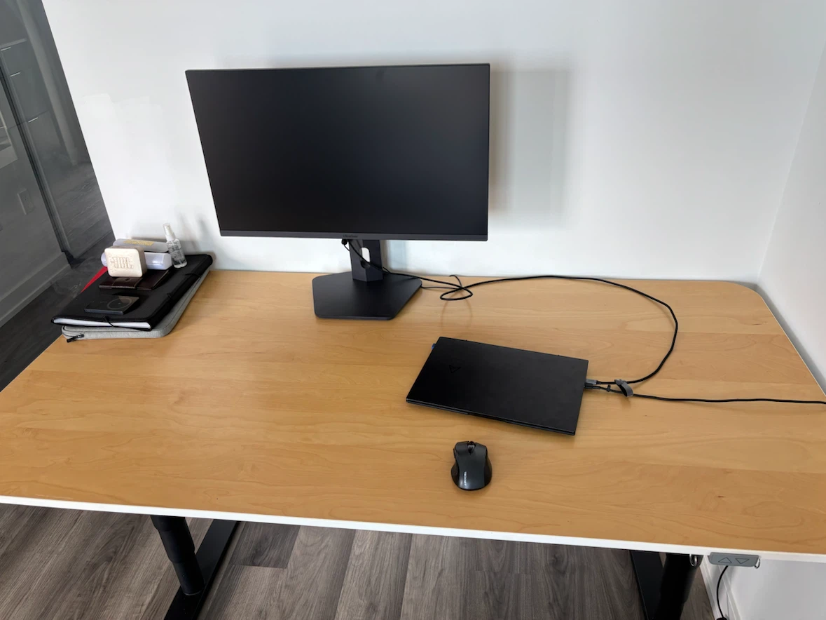 Large electric sit stand desk - photo 4