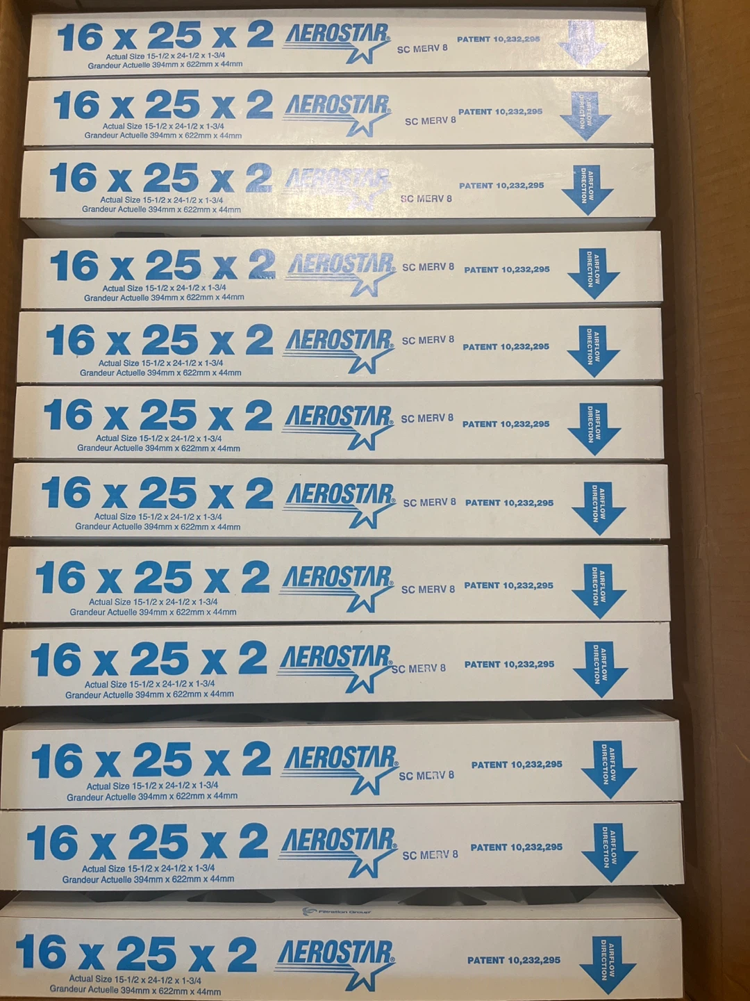 12 Aerostar Air Filters