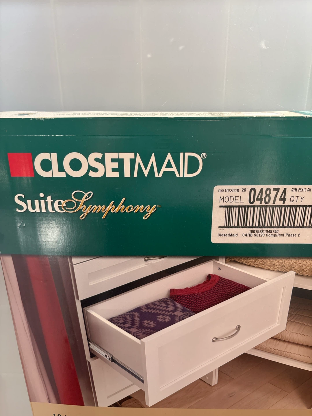 ClosetMaid  10 in. Deep Raised Panel Drawer - Pure White - photo 4