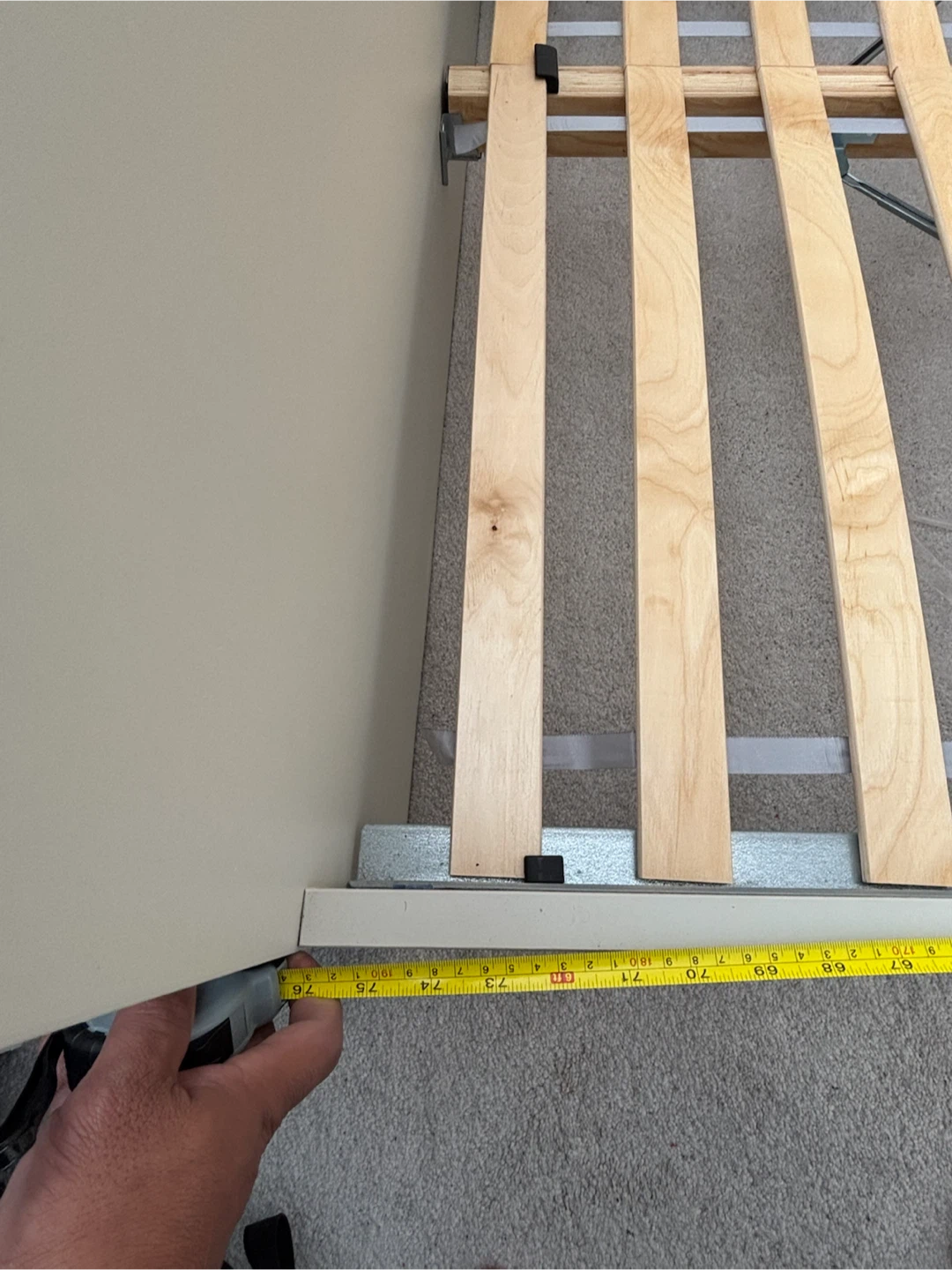 IKEA bed frame with wooden slats - photo 3