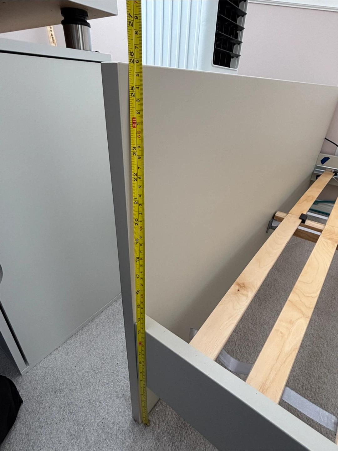 IKEA bed frame with wooden slats - photo 4